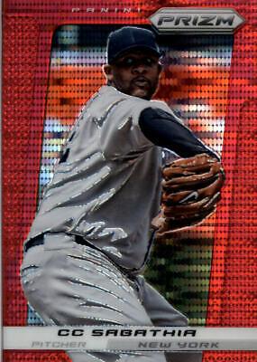 CC Sabathia [Red Prizm] #90