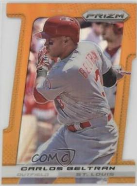 Carlos Beltran [Orange Die Cut] #156