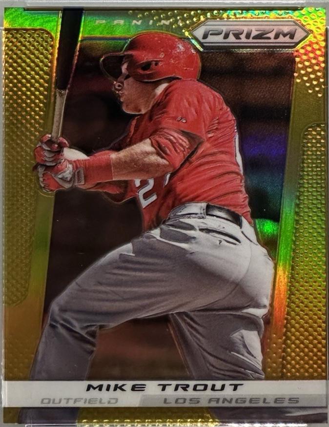 Mike Trout [Gold Prizm] #159
