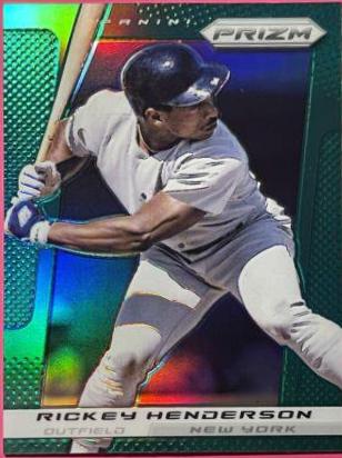 Rickey Henderson [Green Prizm] #187