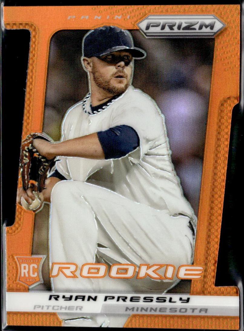 Ryan Pressly [Orange Die-Cut Prizm] #208