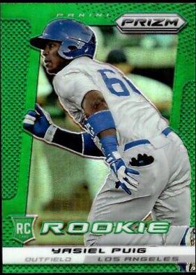 Yasiel Puig [Green Prizm] #260