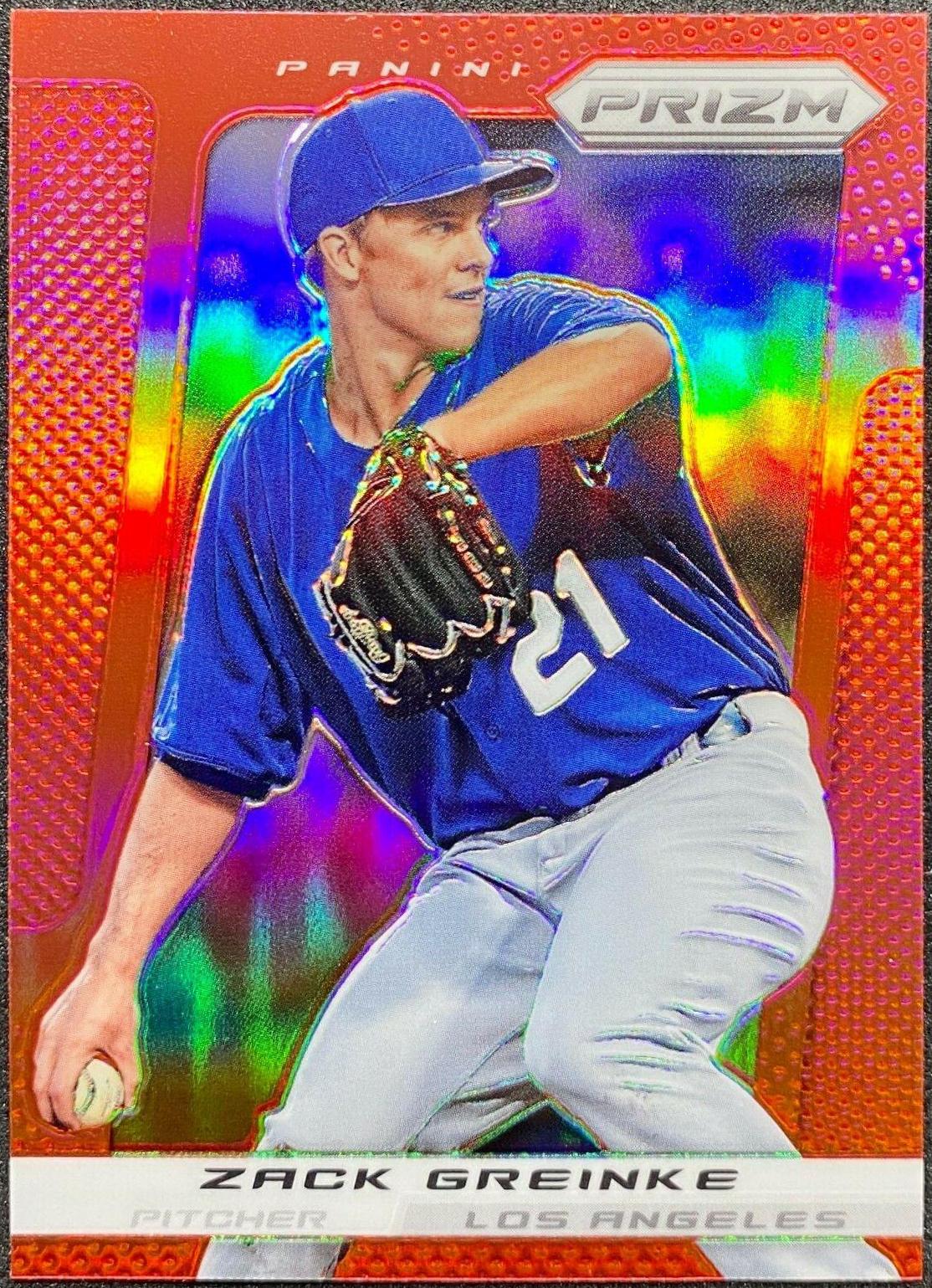 Zack Greinke [Red Prizm] #135