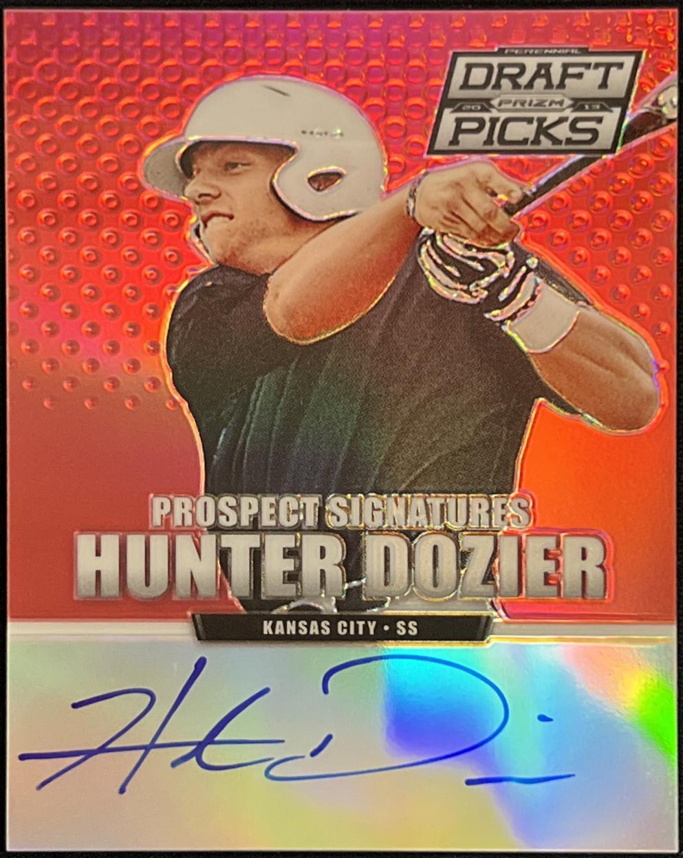 Hunter Dozier [Red Prizm] #8