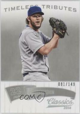 Clayton Kershaw [Timeless Tributes Silver] #29