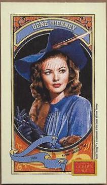 Gene Tierney [Minis Mono Green Back] #103