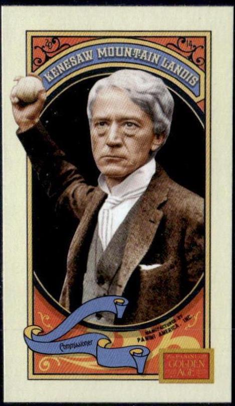 Kenesaw Mountain Landis [Minis Mono Green Back] #50