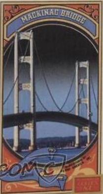 Mackinac Bridge [Minis Mono Green Back] #88