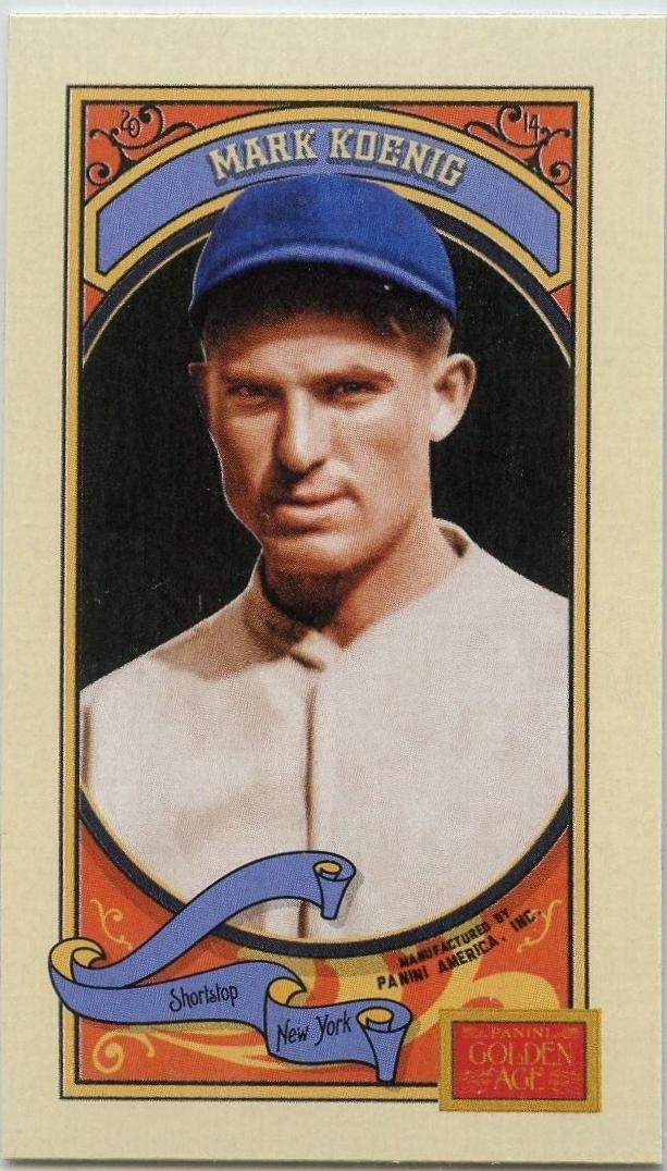 Mark Koenig [Mini Hindu Brown Back] #38