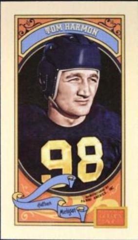 Tom Harmon [Minis Mono Blue Back] #51