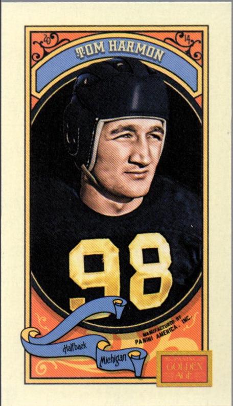 Tom Harmon [Minis Mono Green Back] #51