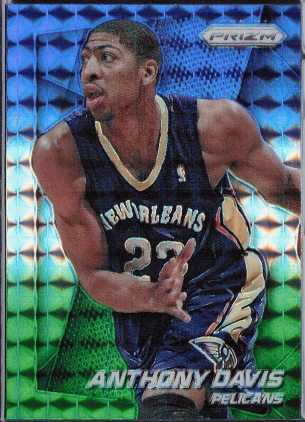 Anthony Davis [Blue & Green Mosaic Prizm] #107