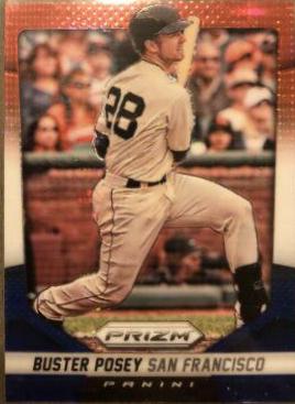Buster Posey [Red White & Blue Pulsar Prizm] #84