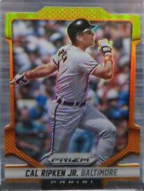 Cal Ripken Jr. [Orange Die Cut Prizm] #159