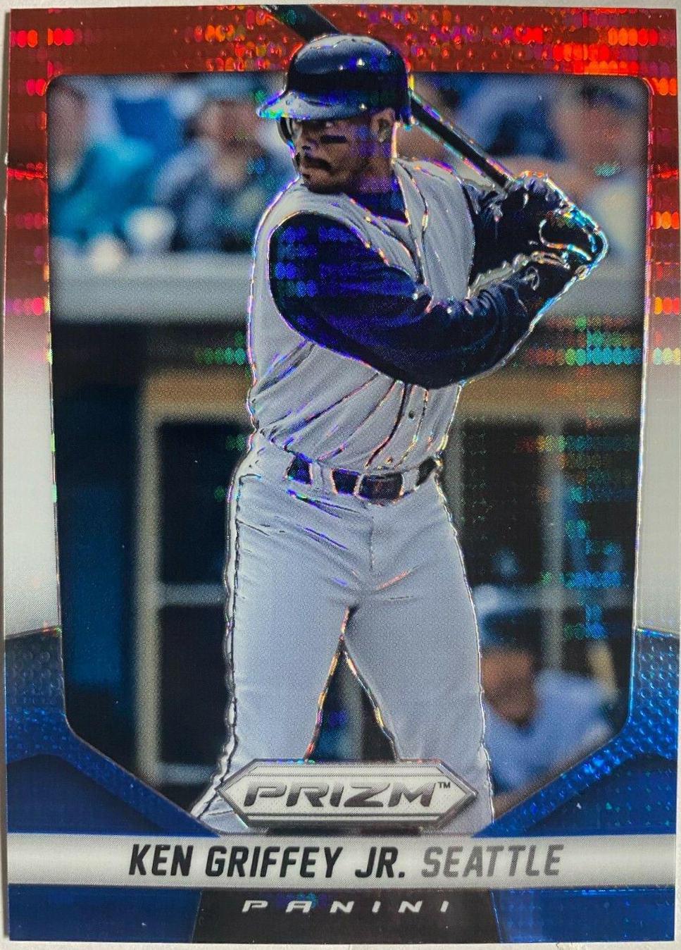 Ken Griffey Jr. [Red White & Blue Prizm Pulsar] #155