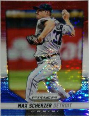 Max Scherzer [Red White & Blue Prizm Pulsar] #9