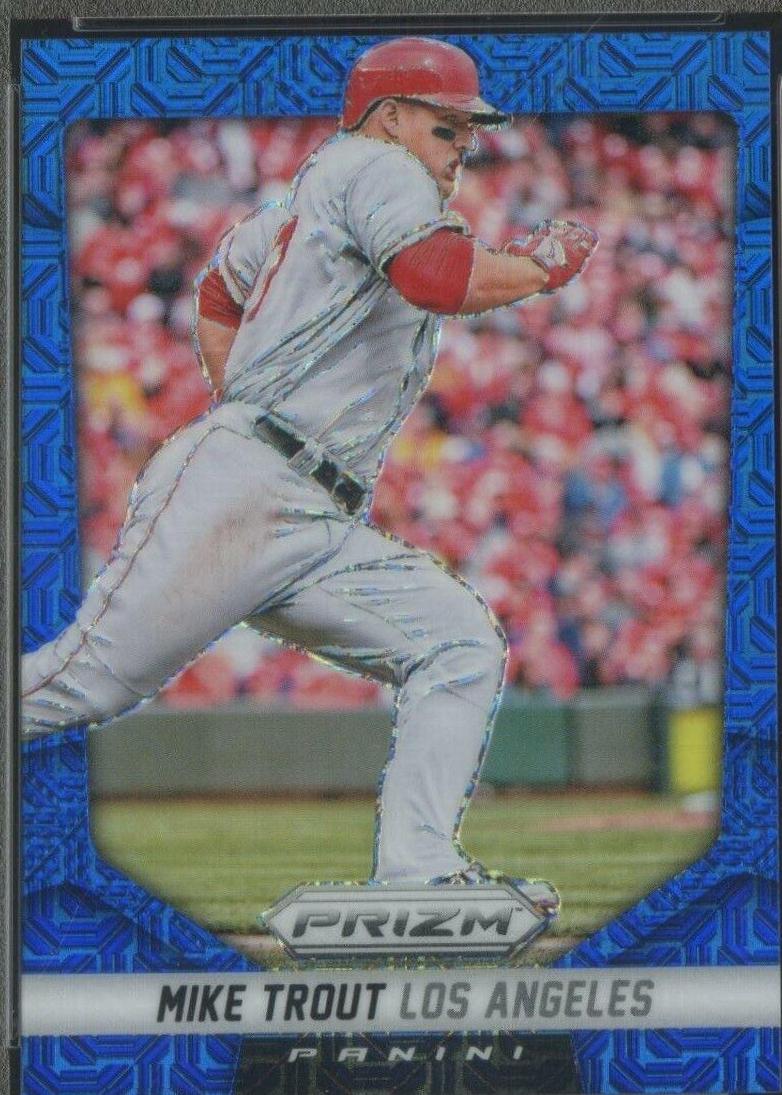 Mike Trout [Blue Mojo Prizm] #3