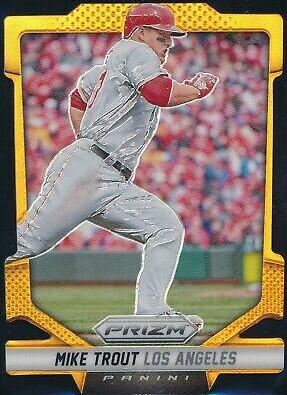 Mike Trout [Orange Die Cut Prizm] #3