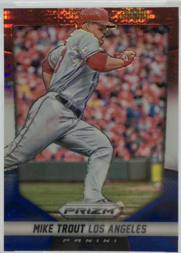 Mike Trout [Red White & Blue Prizm Pulsar] #3