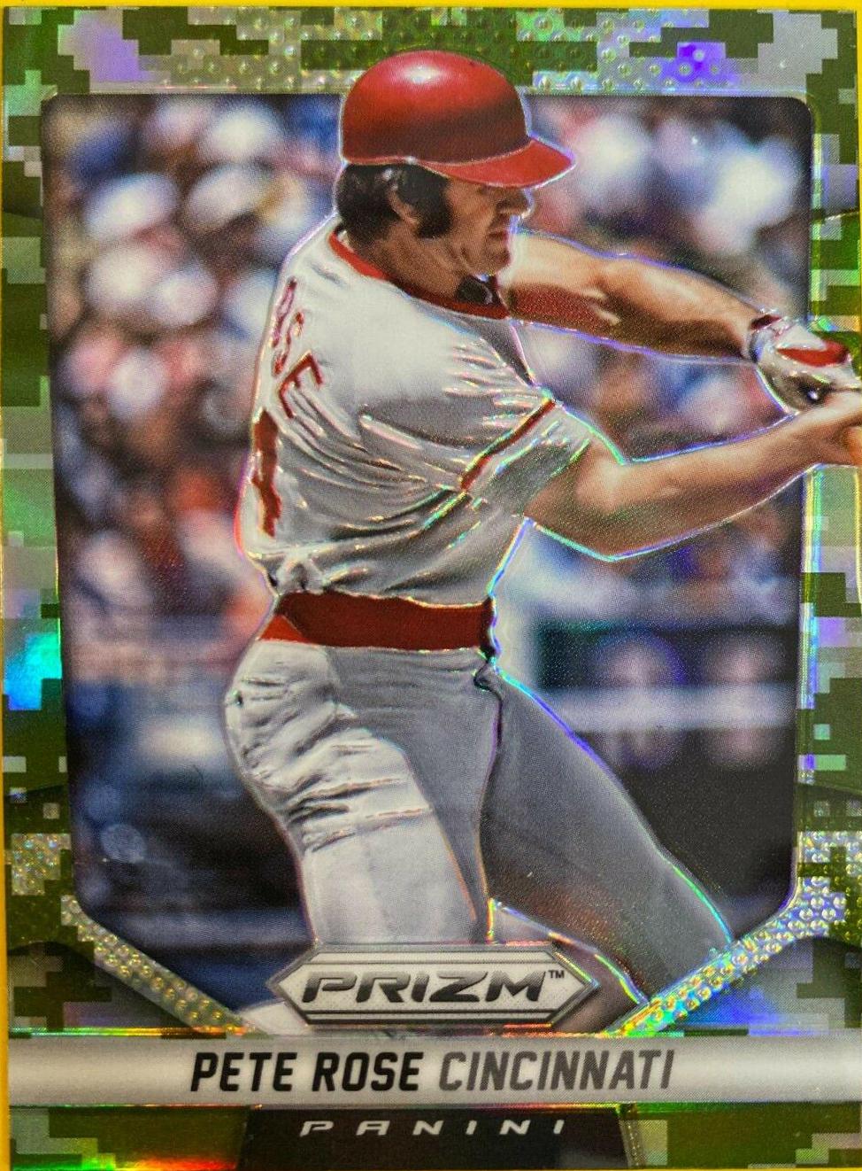 Pete Rose [Camo Prizm] #167