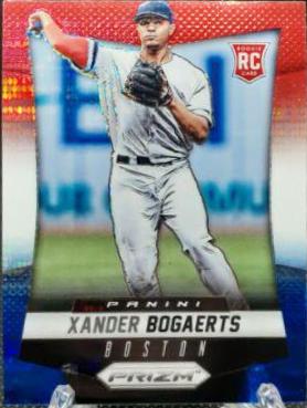 Xander Bogaerts [Red White & Blue Prizm Pulsar] #172