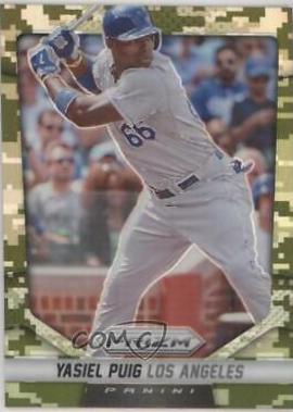 Yasiel Puig [Camo Prizm] #28