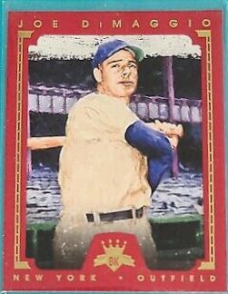 Joe DiMaggio [Crowd Background Red Framed] #9