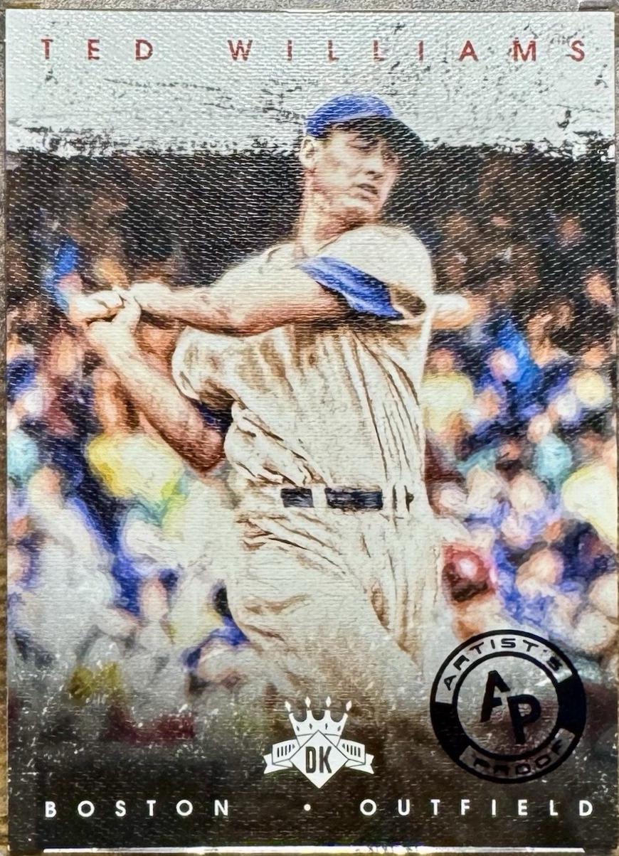 Ted Williams [Black Background Artist's Proof Black] #21