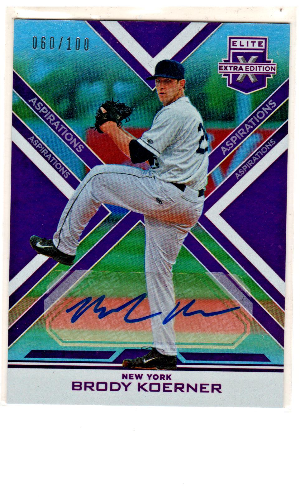 Brody Koerner [Autograph Aspirations Purple] #170