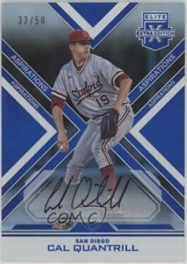 Cal Quantrill [Autograph Aspirations Blue] #8
