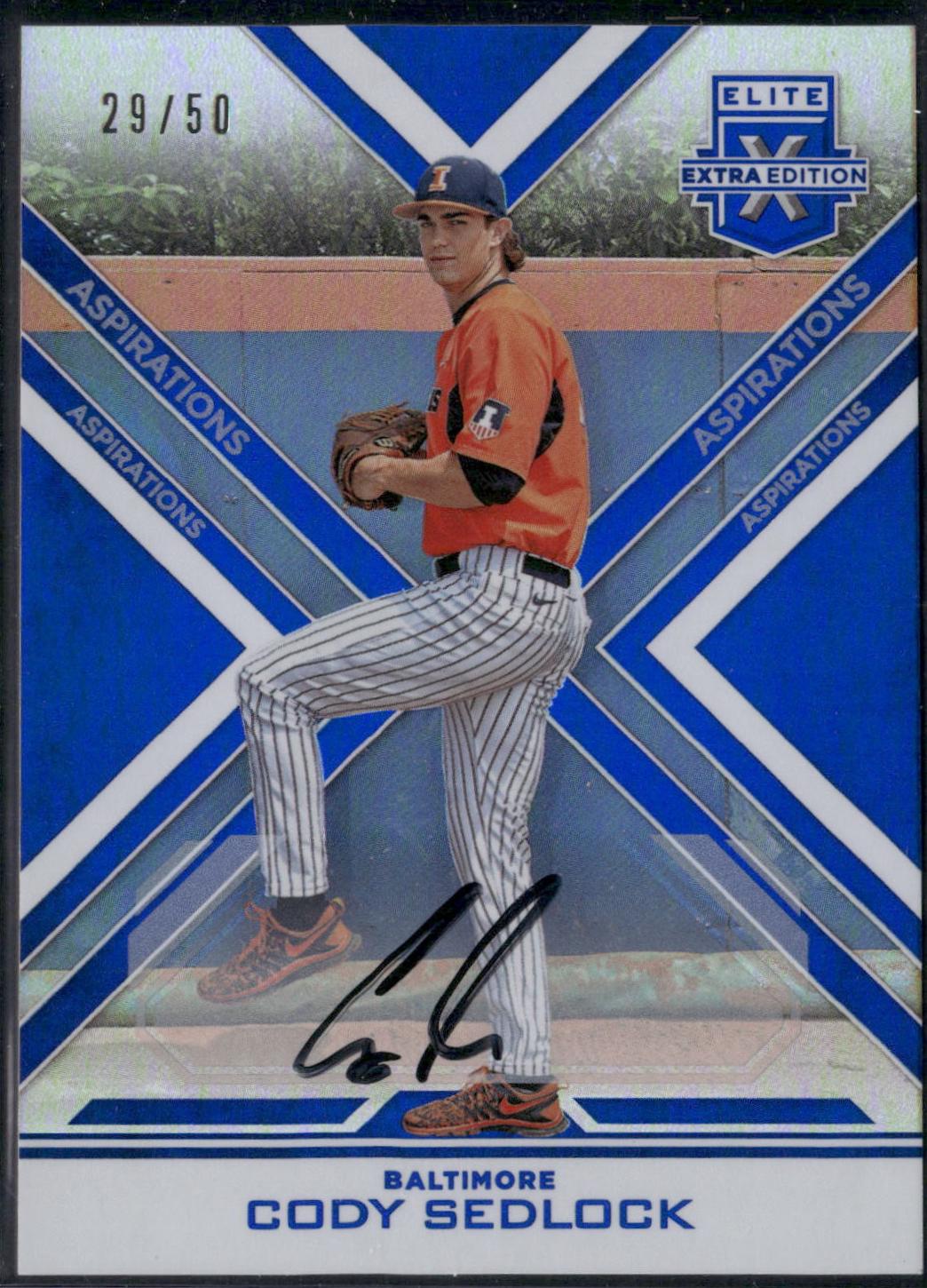 Cody Sedlock [Autograph Aspirations Blue] #27