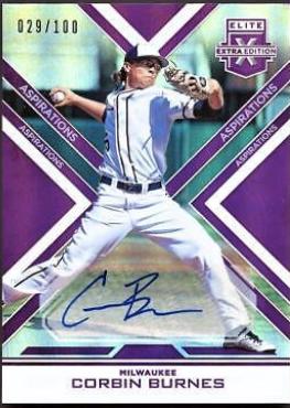 Corbin Burnes [Autograph Aspirations Purple] #87