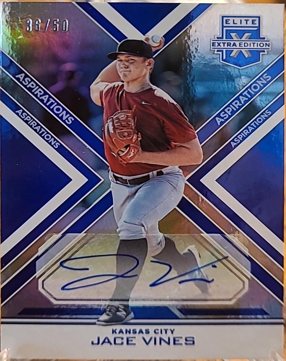 Jace Vines [Autograph Aspirations Blue] #105