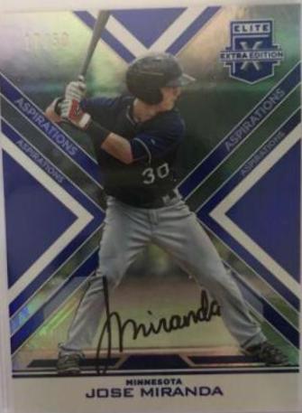 Jose Miranda [Autograph Aspirations Blue] #73