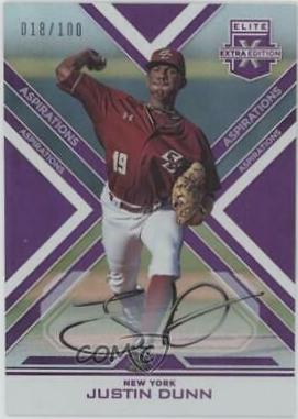 Justin Dunn [Autograph Aspirations Purple] #19