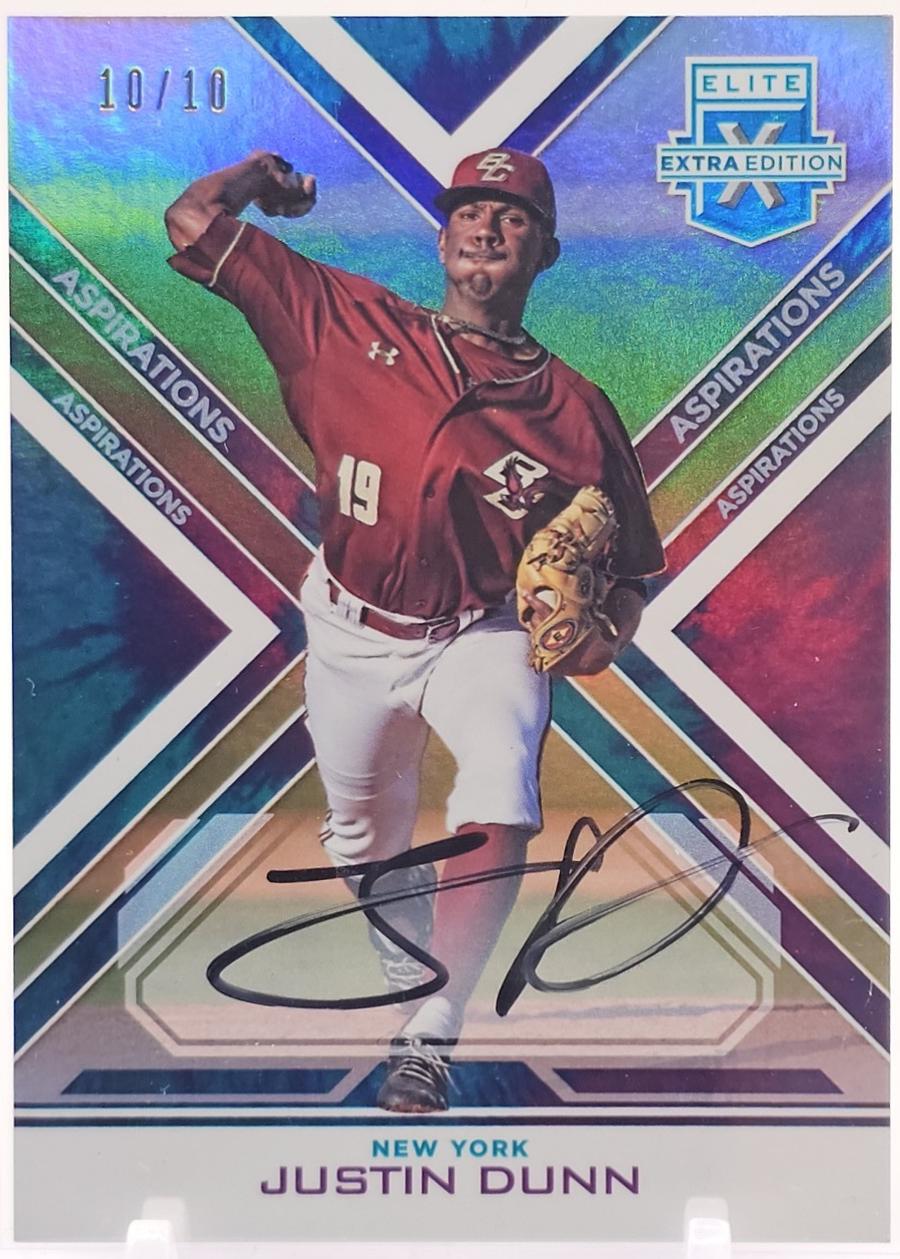 Justin Dunn [Autograph Aspirations Tie Dye] #19