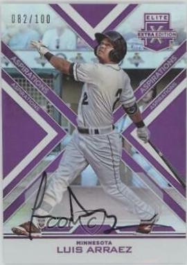Luis Arraez [Autograph Aspirations Purple] #77