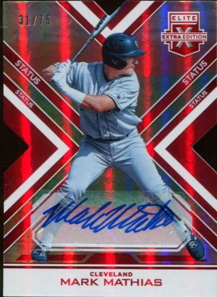Mark Mathias [Autograph Die Cut Red] #124