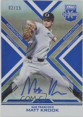 Matt Krook [Autograph Aspirations Blue] #108