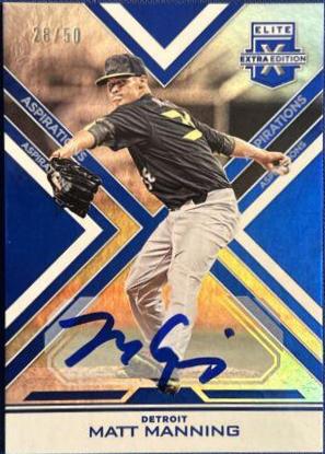 Matt Manning [Autograph Aspirations Blue] #9