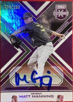 Matt Manning [Autograph Aspirations Purple] #9