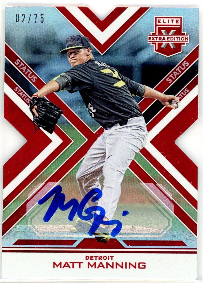 Matt Manning [Autograph Die Cut Red] #9