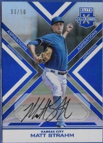 Matt Strahm [Autograph Aspirations Blue] #24