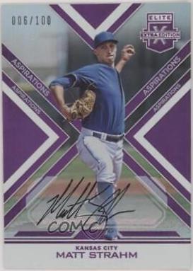 Matt Strahm [Autograph Aspirations Purple] #24