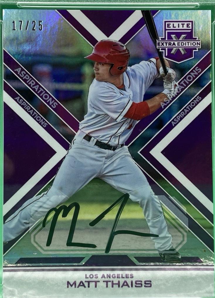 Matt Thaiss [Autograph Aspirations Purple] #60