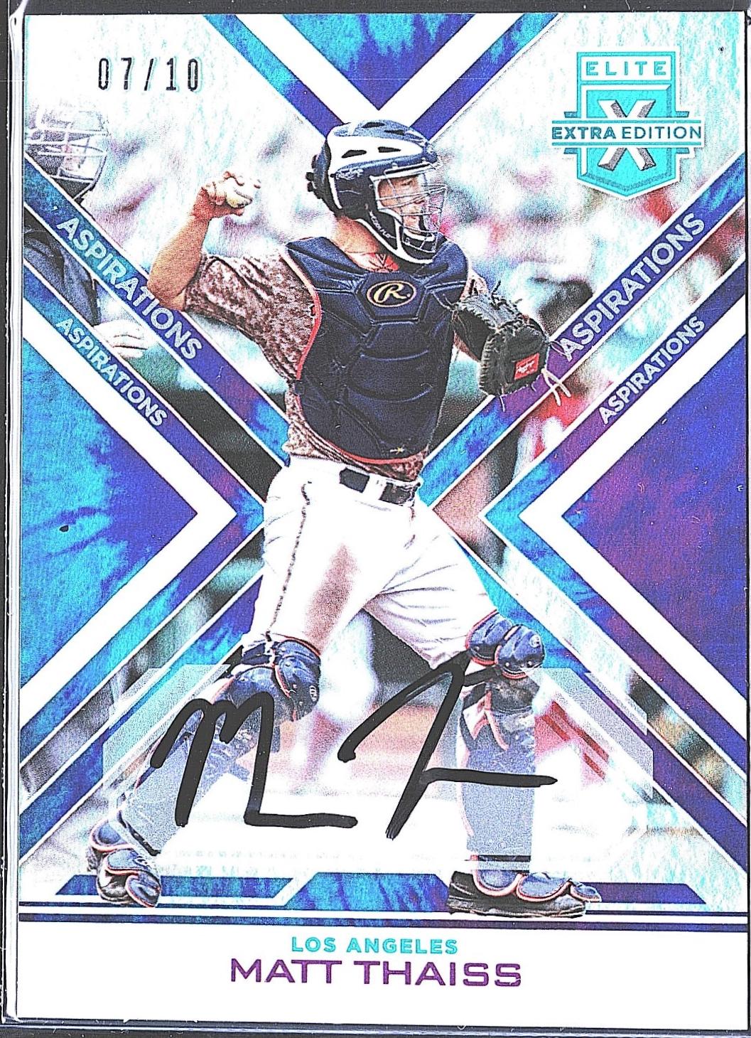 Matt Thaiss [Autograph Aspirations Tie Dye] #16