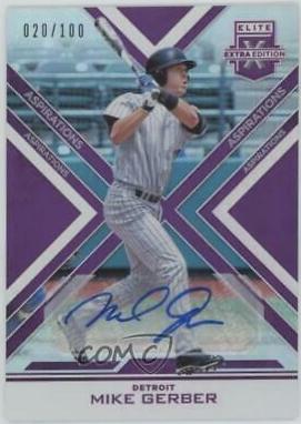 Mike Gerber [Autograph Aspirations Purple] #123