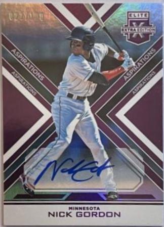 Nick Gordon [Autograph Aspirations Purple] #95