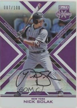 Nick Solak [Autograph Aspirations Purple] #62