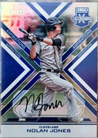 Nolan Jones [Autograph Aspirations Blue] #55
